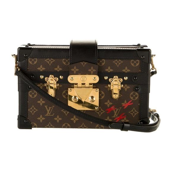 Louis Vuitton Handbags - LOUIS VUITTON Monogram Petite Malle trunk crossbody shoulder bag red birds LV